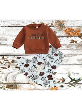 Fall, Thanksgiving Girls outfit, 9-12months, pumpkins, orange white